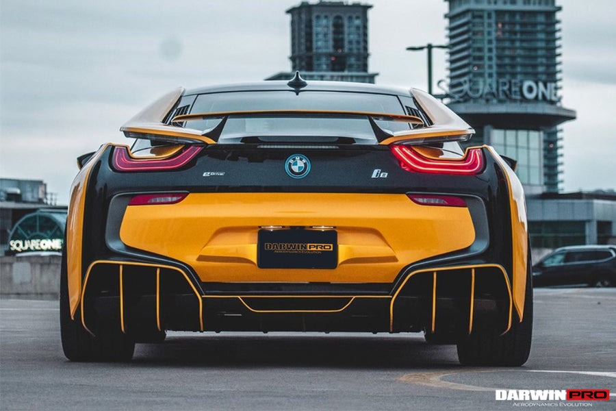 BMW i8 BZK Carbon Fiber Diffuser﻿ 2014-2018