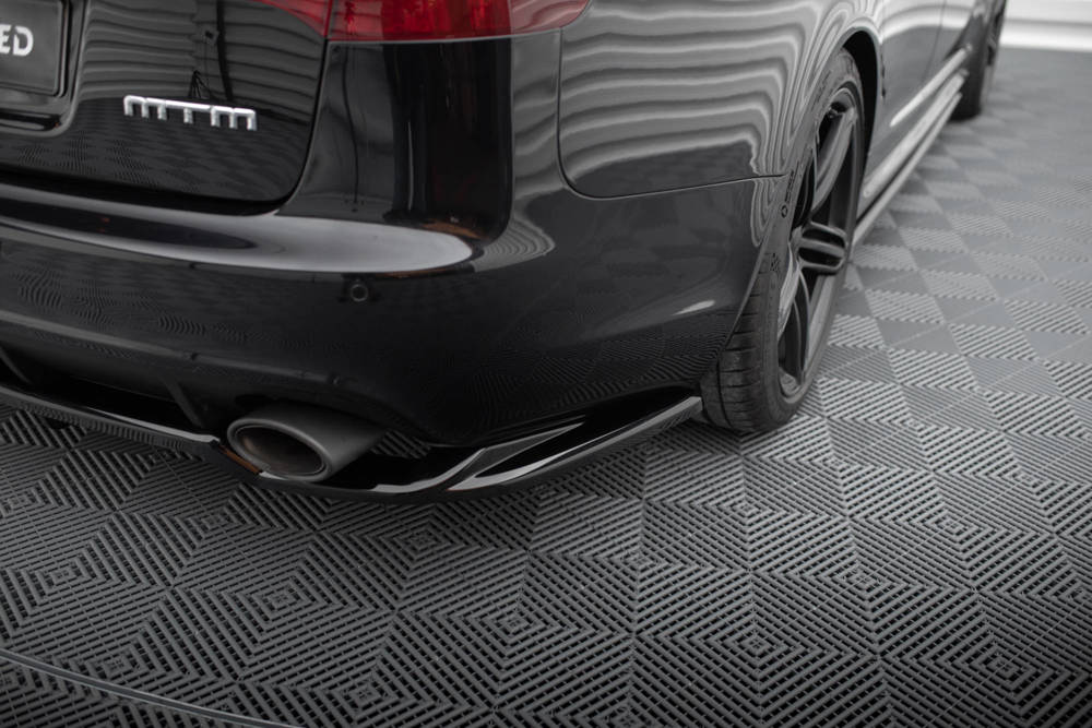 Diffuser Audi RS6 C6 Avant Maxton Glans Zwart