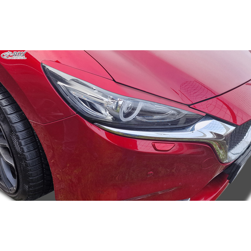 RDX Koplampspoilers  Mazda 6 (GJ/GL) 2018-2024 (ABS)