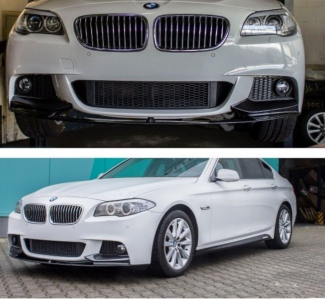 Voorspoiler Sport-Performance Zwart Matte BMW 5 Series F10 F11 met M-Package