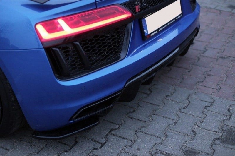 AchterZij Spoilers Diffusers Audi R8 MK.2 Glanzend Zwart