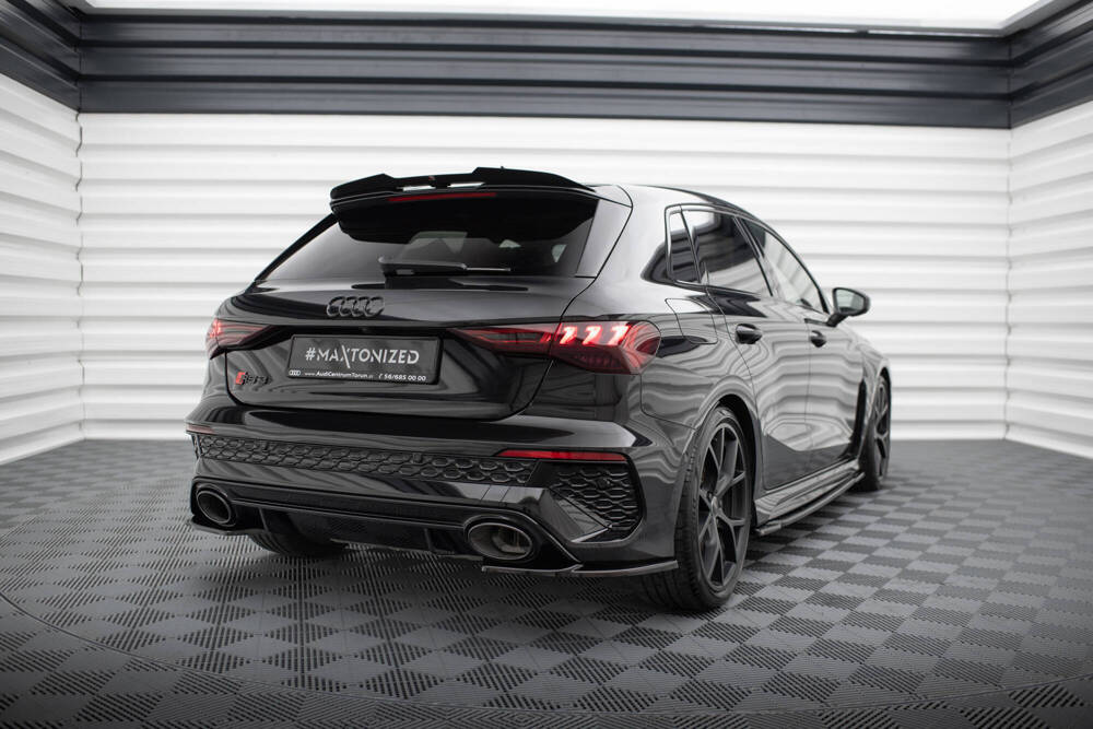 Zijdiffusers Audi RS3 Sportback 8Y Maxton Glans Zwart
