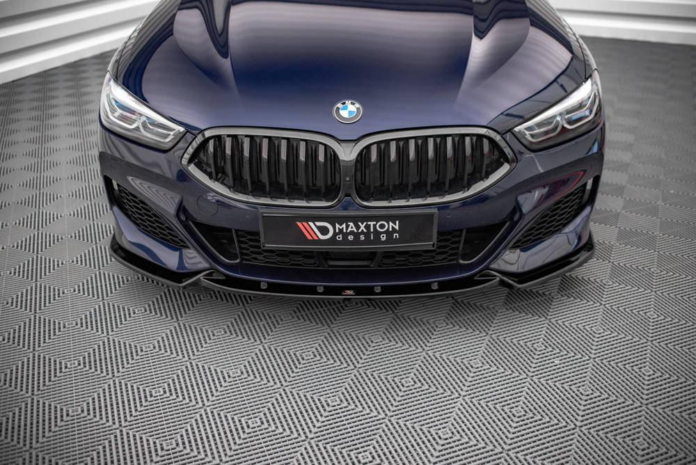 Voorspoiler V.3 BMW M850i G16 Maxton Glans Zwart