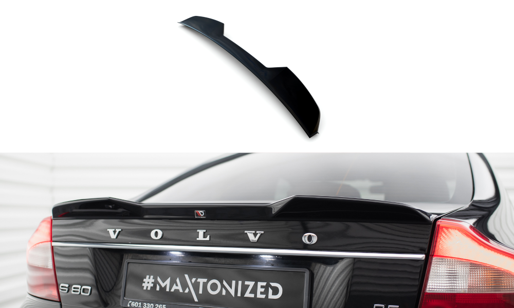 Spoiler Volvo S80 Maxton Glans Zwart