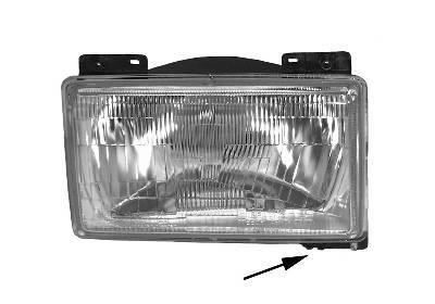 koplamp, H4, links, 1990-Fiat Ducato, 1982-1994