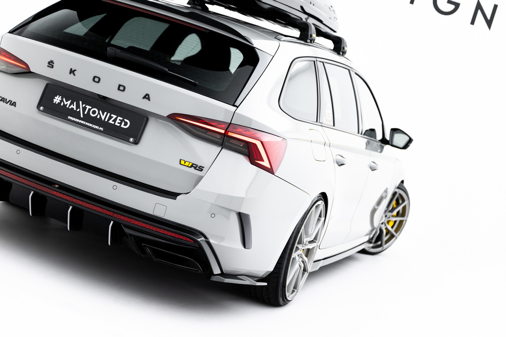Achterzij Spoilers V.7 Skoda Octavia RS Liftback / Combi MK4 Maxton