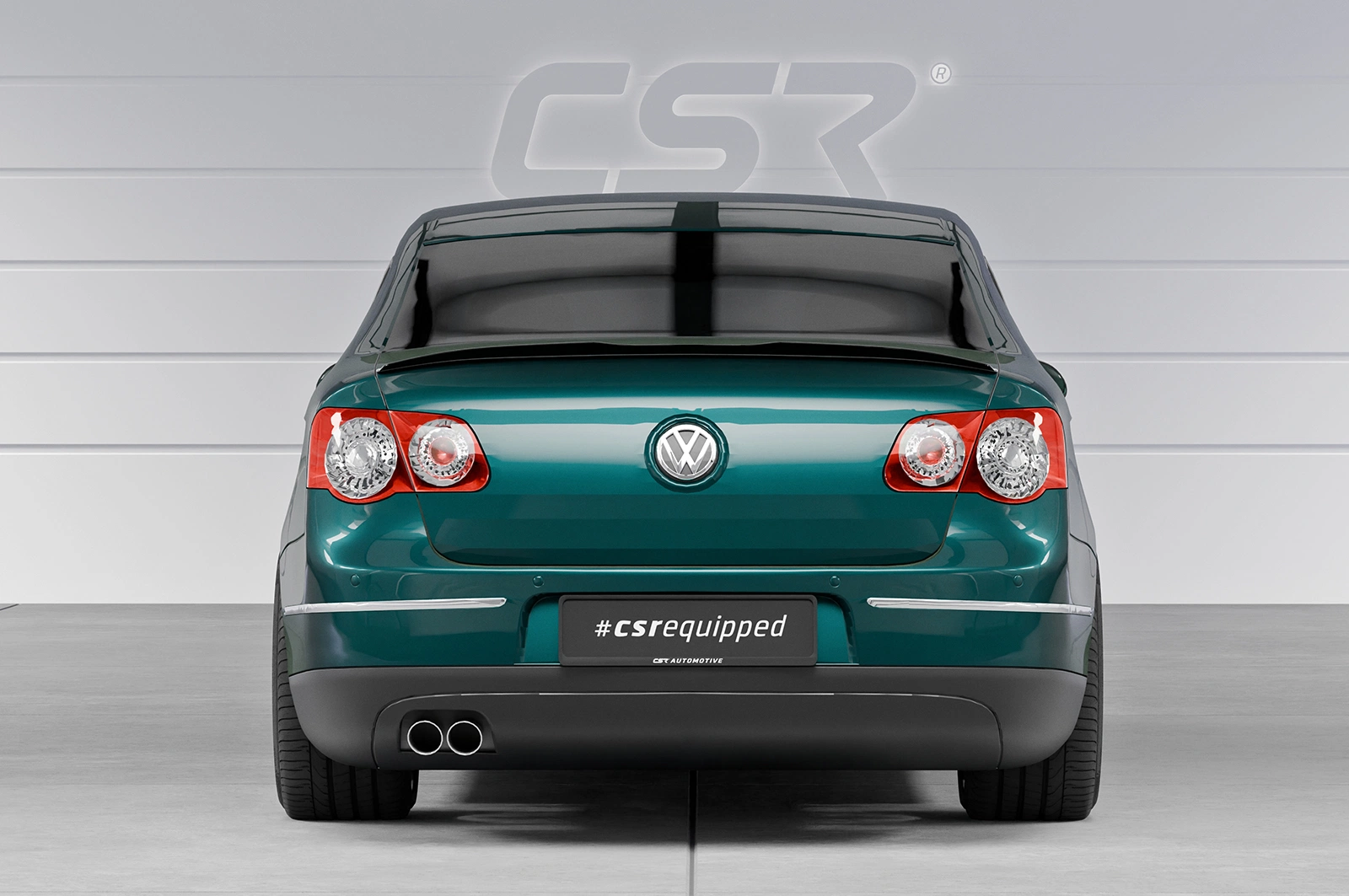 Achterspoiler voor VW Passat B6 Typ 3C Glans Zwart (2005–2010) – CSR Automotive