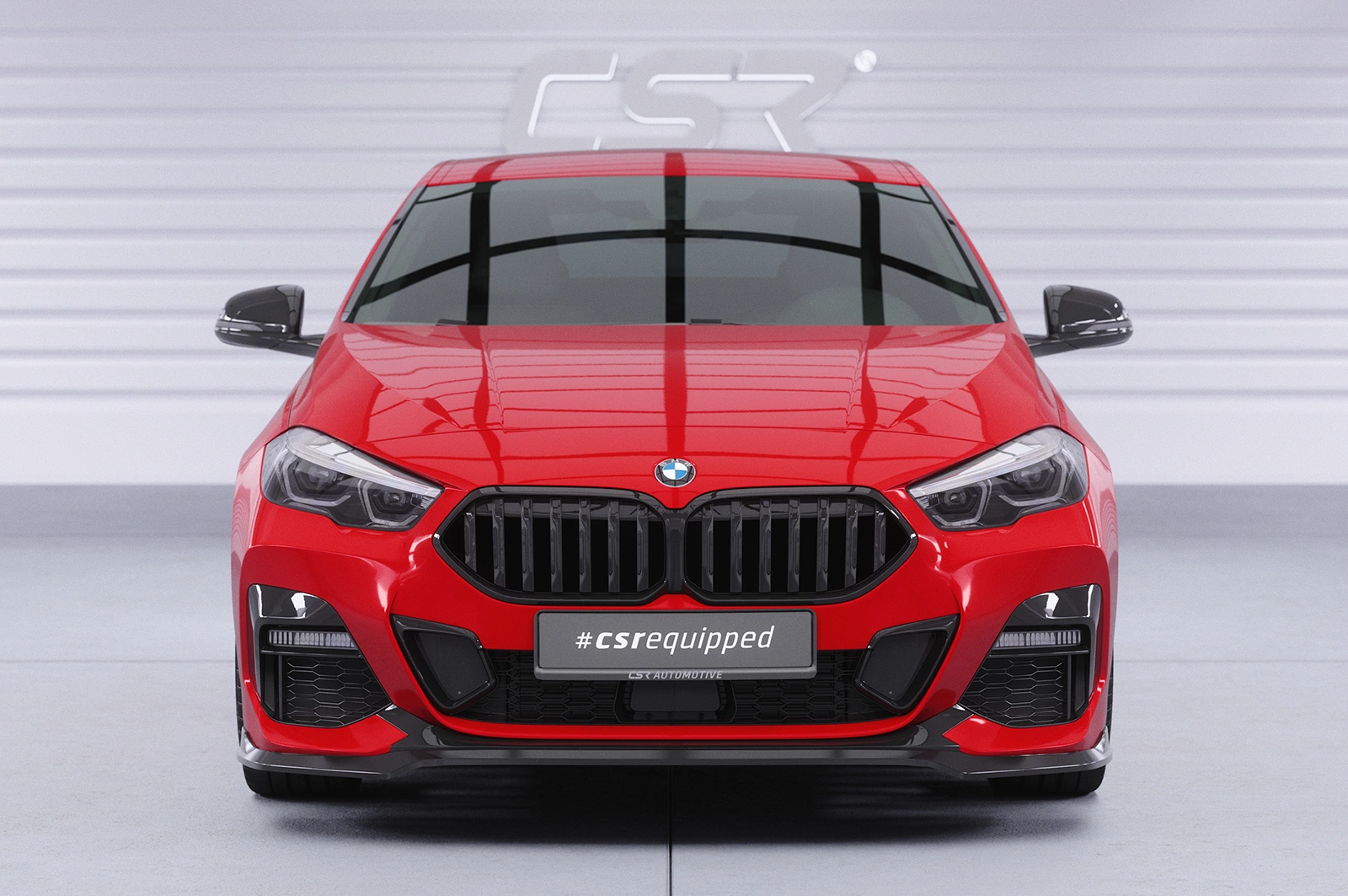 Voorspoiler BMW 2er (F44) M-Sport / M235 Glans Zwart van CSR Automotive (2020-)