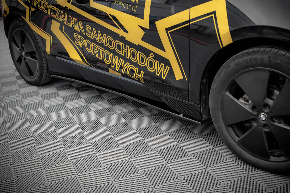 Zijskirts BMW i3 MK1 FL Maxton Glans Zwart