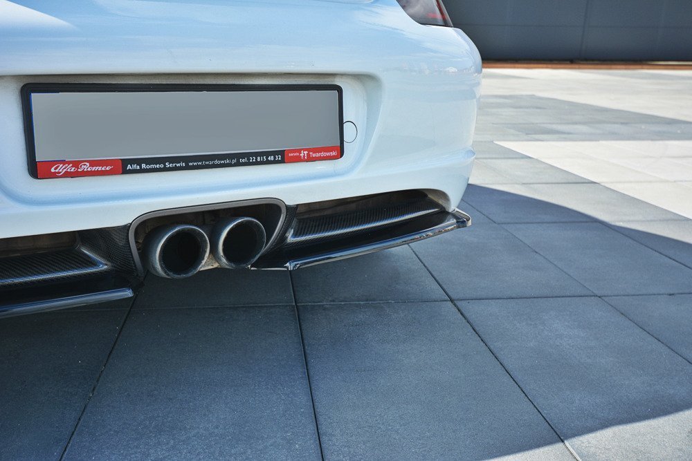 Zijdiffuser Porsche Caymans S 978C Maxton Glans Zwart
