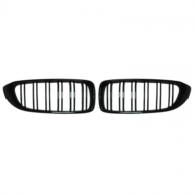 Glanzend zwarte Grills BMW 4-Serie F32/F33 2014-2016