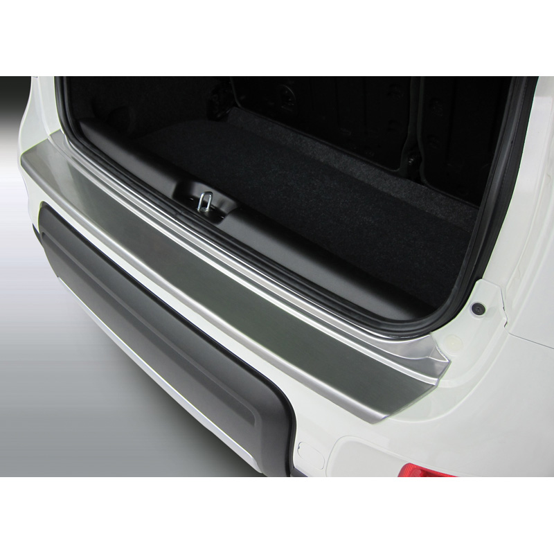 ABS Achterbumper beschermlijst  Fiat Panda 4x4/Trekking 3/2012- 'Brushed Alu' Look