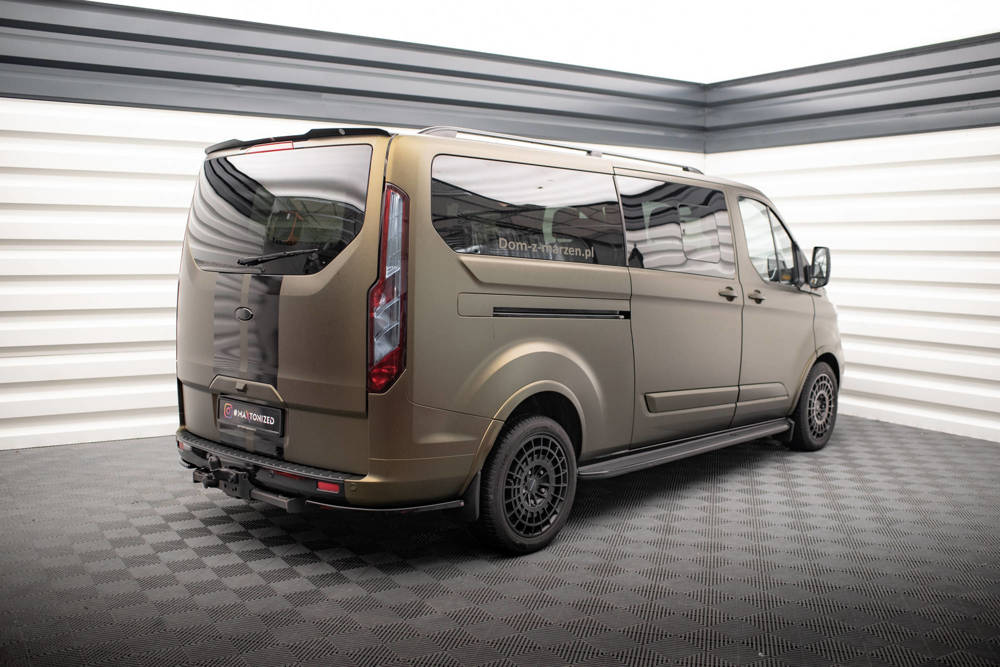 Spoiler Ford Tourneo Custom Facelift 2018 - 2023  Maxton Glans Zwart