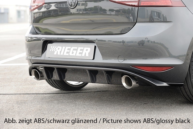 Achteraanzet Rieger Carbon-look VW Golf GTI VII