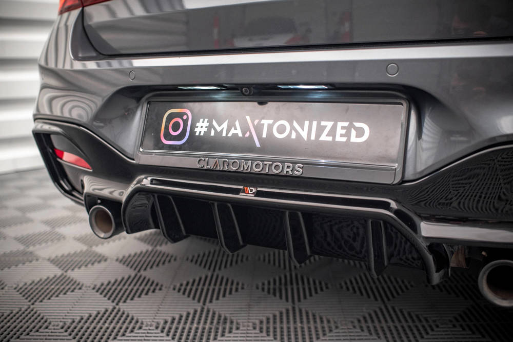 Diffuser BMW 1 Serie M Pakket / M135i / M140i F20 / F21 Maxton Glans Zwart