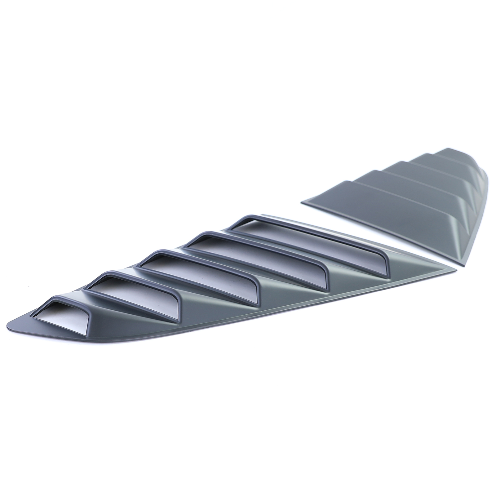 Louvers Ford Mustang Coupe 16-22 Mat Zwart
