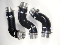 SILICONE BOOST HOSES FOR 140 Tdi (4) FLOUROLINED black