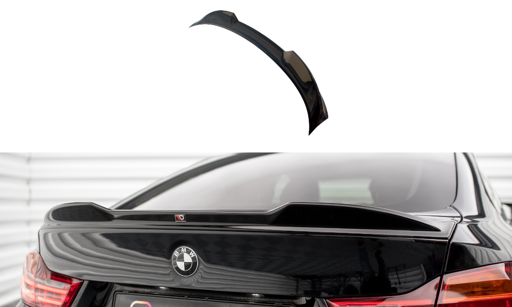 Spoiler BMW 4 Gran Coupe F36 2014 - 2017 Maxton Glans Zwart
