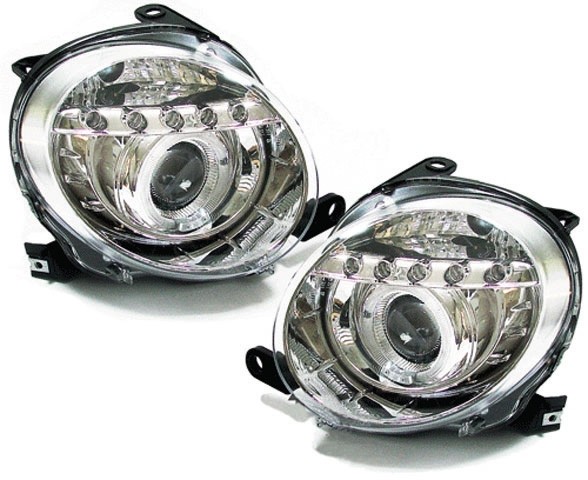 Headlights Fiat 500