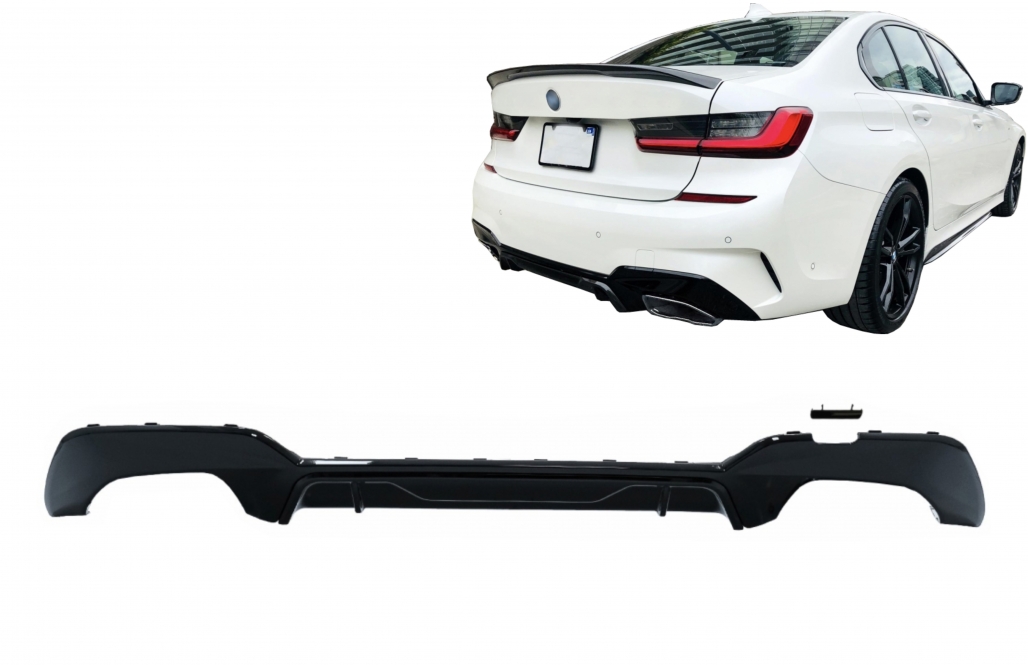 Diffusor BMW 3 Serie G20 / G21 / G28 340i Look Duplex