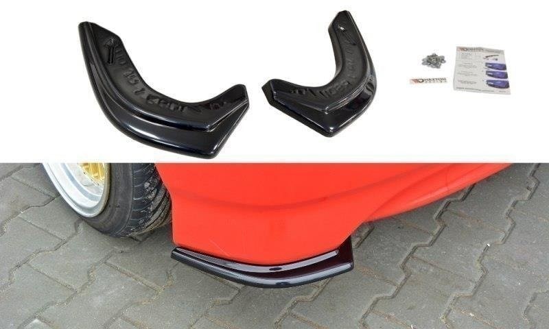 Achterzij Spoilers Honda Jazz MK1 Glanzend Zwart