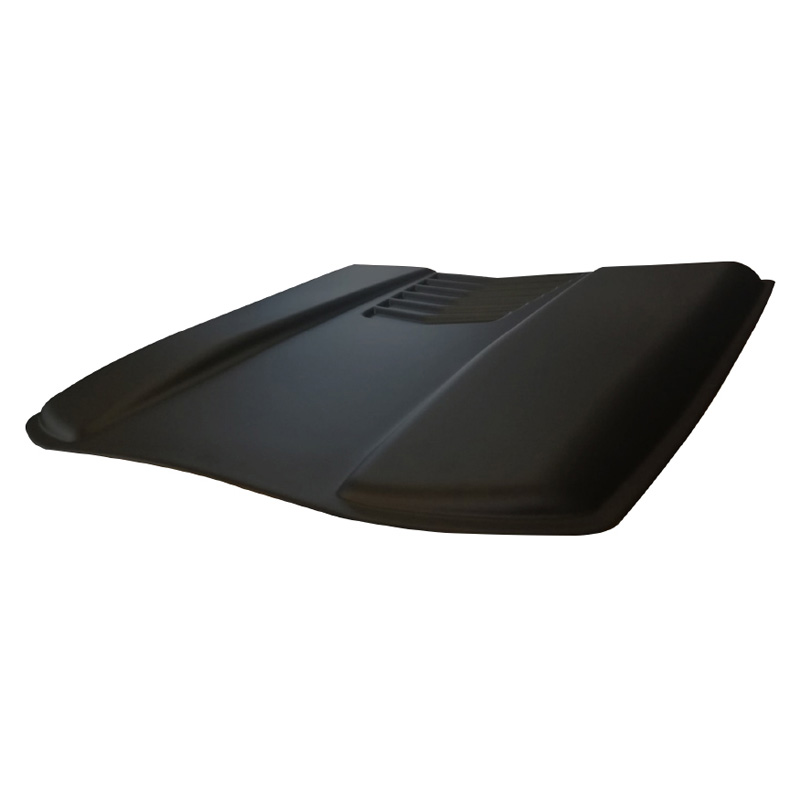Motorkapluchtinlaat (Scoop)  Volkswagen Amarok MK1 2010-2022 & Nissan Navara D40 2005-2010 - Matzwart