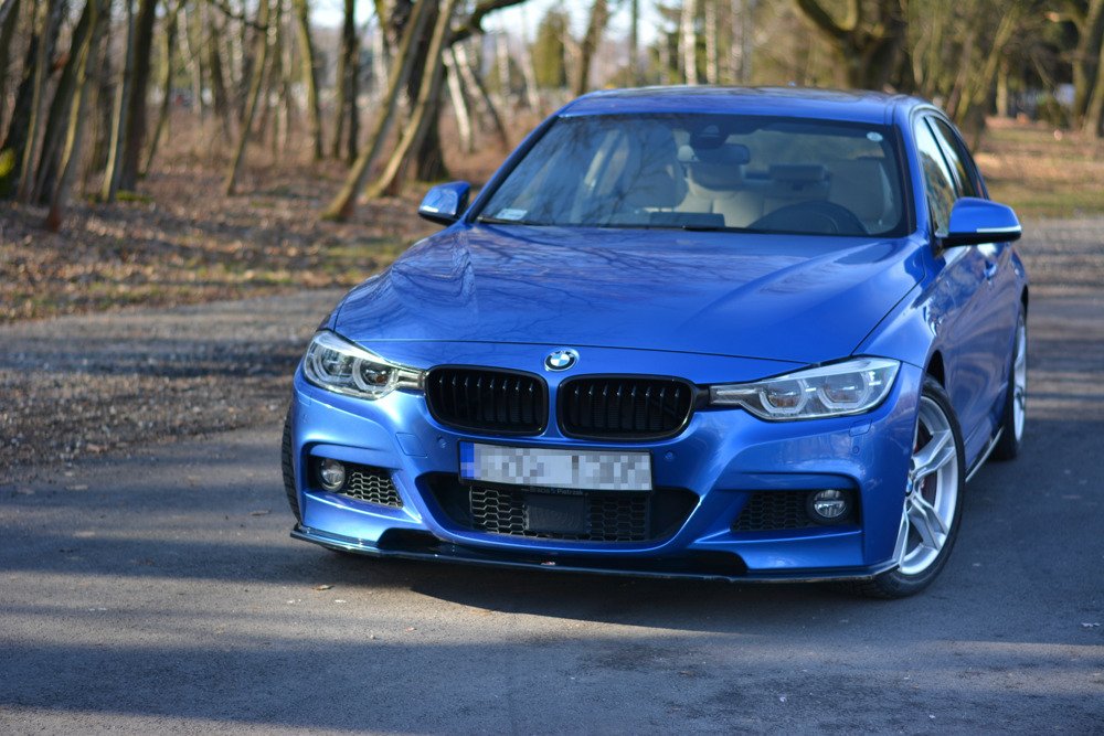Voorspoiler BMW 3 Serie F30 15-18 M-Sport Glossy Black
