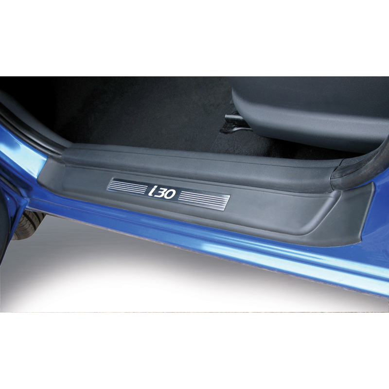 Instaplijsten Hyundai I30 7/2007- 5 deurs RVS Geborsteld