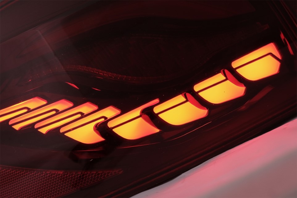 Taillights led VW Golf VI 10/08- R-look red/Smoke