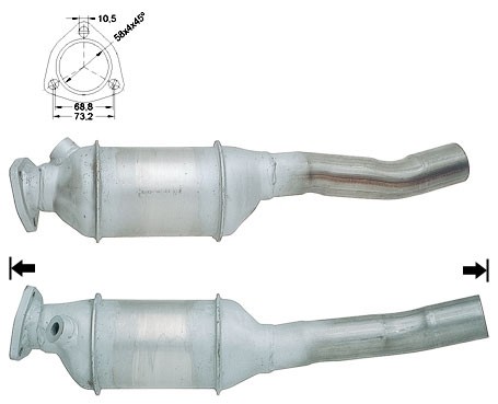 Audi 90 2.3E 2309 cc 100 Kw / 136 cv NG Magnaflow CAT Bouwjaar: