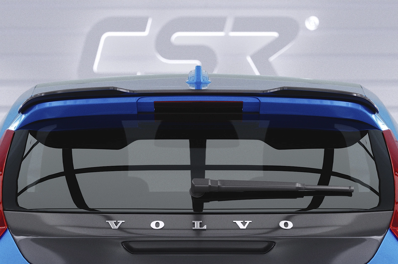 Achterspoiler Volvo V40 R-Design glans zwart CSR