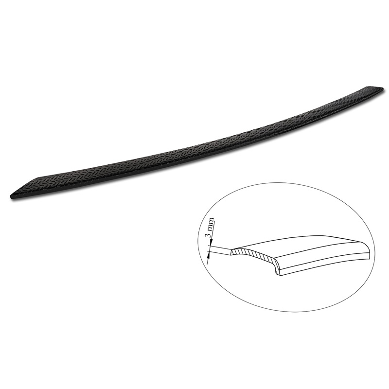 Matzwart Aluminium Achterbumperprotector  Kia Sorento IV 2020- 'Riffled Plate'