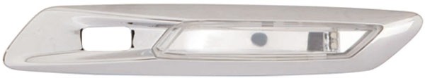 ZIJKnipperlicht rechts F10/F11, 10->> HELDERGLAS/Chroom
