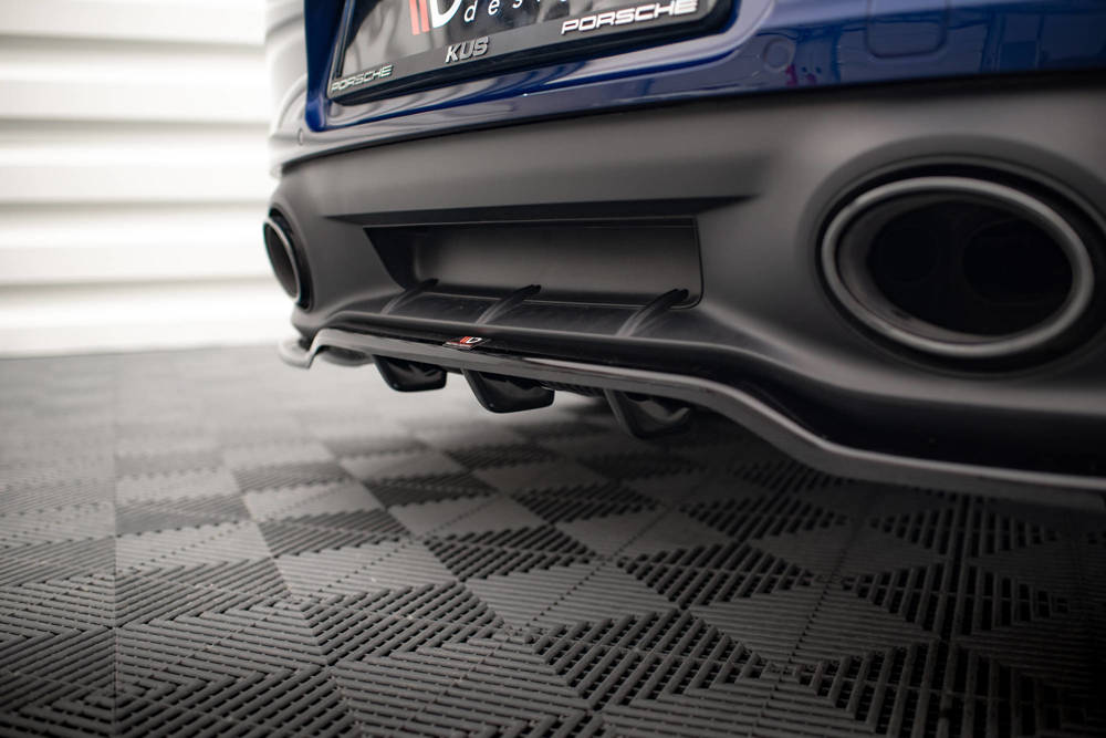 Diffuser V.1 Porsche 911 Carrera 992 Aero Pack Maxton Glans Zwart