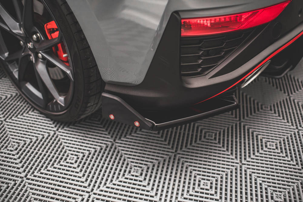Achter Zijsplitters +V.1 Flaps Hyundai I30 N Hatchback Mk3 Facelift