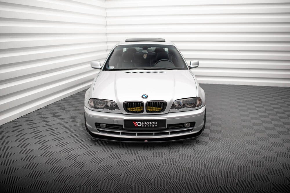 Voorspoiler V.2 BMW 3 Coupe E46 Maxton Glans Zwart