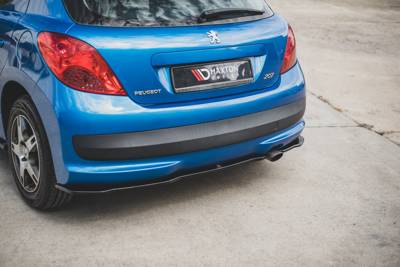 Diffuser Peugeot 207 Sport 06-09 Glans Zwart