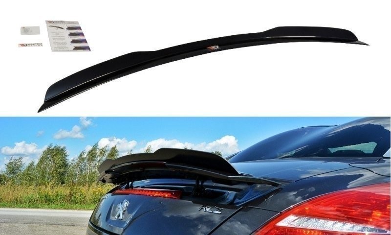 Spoiler uitbreiding Peugeot RCZ Maxton Design glans zwart
