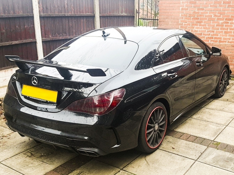 Diffusor Mercedes CLA W117 CLA 2013-.. Sport Pack zwart