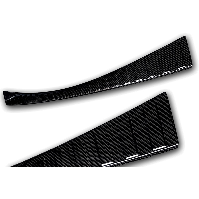 Echt 3D Carbon Achterbumperprotector  Mitsubishi ASX Facelift 2019- 'Ribs'