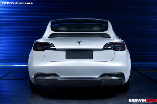 Tesla Model 3 IMP Style Carbon Diffuser 2017-2020