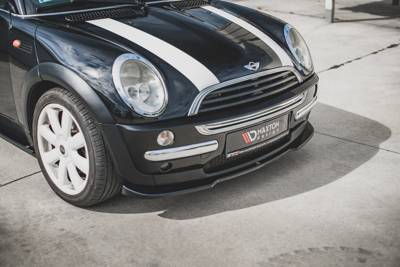Voorspoiler Mini Cooper / One R50 Glans Zwart