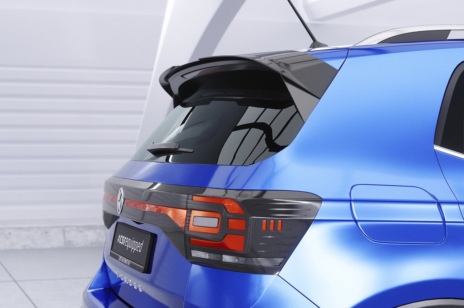 Achterspoiler voor VW T-Cross Glans Zwart (2018–heden) – CSR Automotive