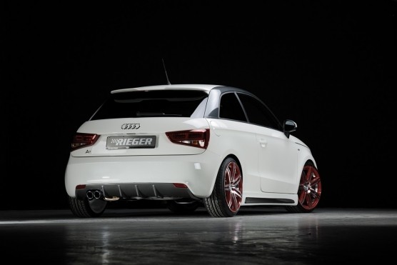 Rieger Achteraanzet Audi A1 8X 2010- Carbon