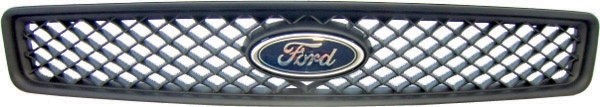 Radiator Grill FUSION 02-05 ZWART ZONDER Chroom RAND