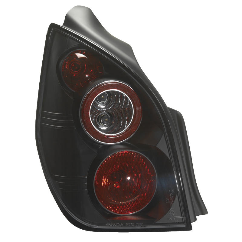 Set Achterlichten  Citroën C2 2002-2009 - JDM Zwart