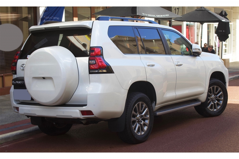 Taillights Led suitable for TOYOTA Land Cruiser FJ150 Prado (2010-2018) Red Clear Light Bar 2018+ Design