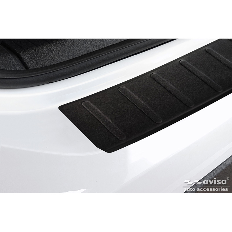 Matzwart RVS Achterbumperprotector  Volkswagen T-Cross 2019-2024 & FL 2024- 'Ribs'