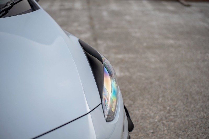 Koplampspoilers Ford Fiesta Mk8 ST / ST-Line / Standaard Glanzend Zwart