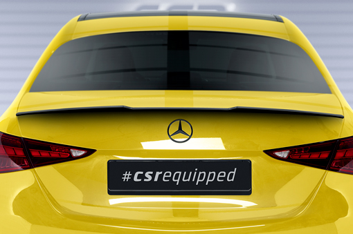 Spoiler Mercedes C Klasse W206 AMG Pakket CSR Glans Zwart
